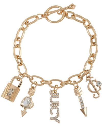 Juicy Couture Goldtone Toggle Charm Bracelet For - Metallic