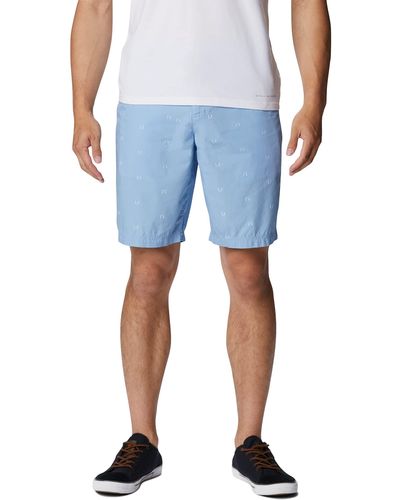 Columbia Washed Out Printed Short - Blue