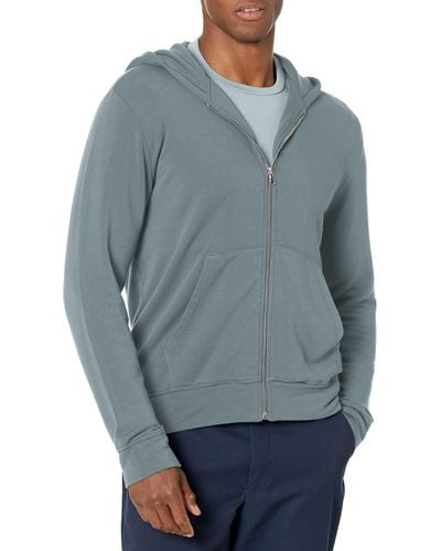 Velvet By Graham & Spencer Rodan Zip Up Hoodie - Blue