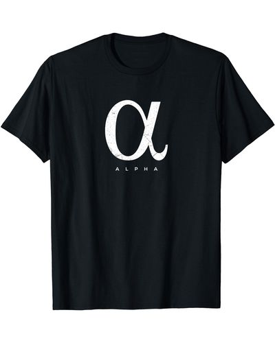 Alpha Industries Greek Alpha T-shirt - Black
