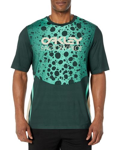 Oakley Maven Rc Short Sleeve Jersey - Green