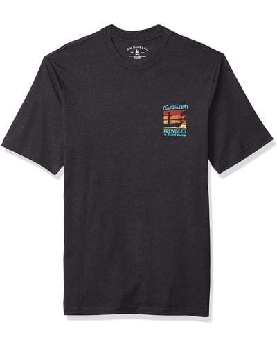 G.H. Bass & Co. Big & Tall Big Short Sleeve Graphic Print T-shirt - Black