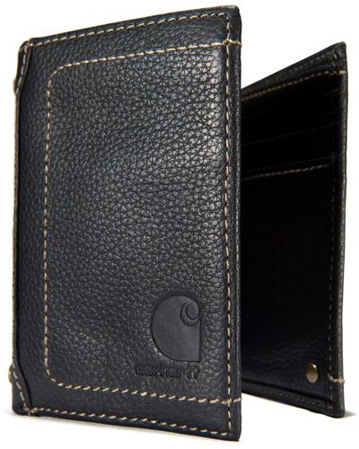 Carhartt Rugged Pebble Leather Wallet - Black
