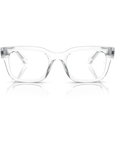 Ray-Ban Rx4340v Wayfarer Ease Photochromic Rectangular Prescription Eyewear Frames - Black