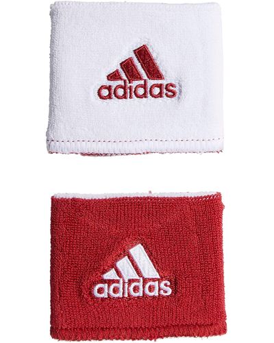 adidas Interval Reversible Wristband - Red