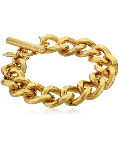 Ben-Amun Chunky Gold-tone Bracelet - Metallic