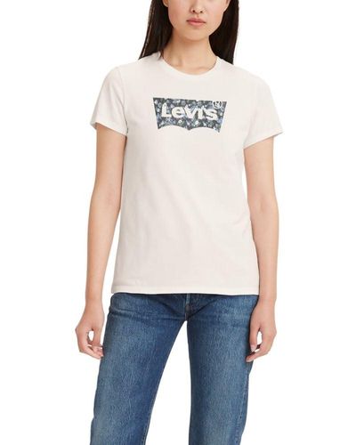 Levi's Perfect Logo Tee Shirt - White