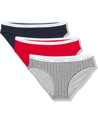 Tommy Hilfiger Cotton Bikini Underwear Panty 3 Pack - White