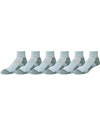 Amazon Essentials Performance Cotton Cushioned Athletic Ankle Socks - Gray