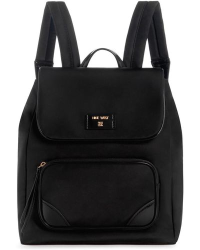 Nine West Winsland Flap Rucksack - Schwarz