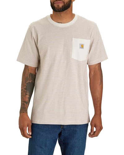 Carhartt Relaxed Fit Heavyweight Short-sleeve Pocket T-shirt - Multicolor