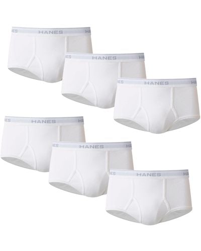 Hanes Tagless White Briefs With Comfortflex Waistband-multiple Packs Available
