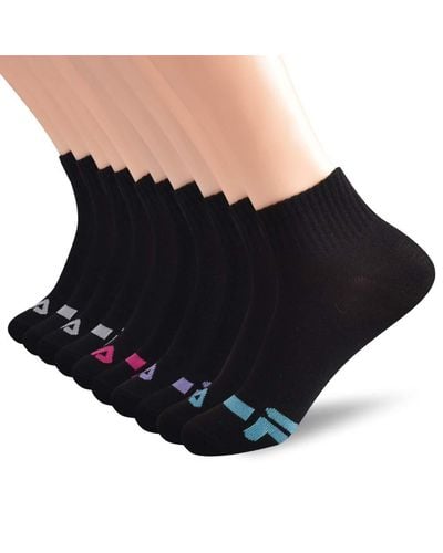 Black Fila Hosiery for Women | Lyst