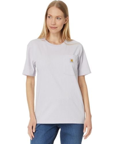 Carhartt Loose Fit Heavyweight Short-sleeve Pocket T-shirt - Gray