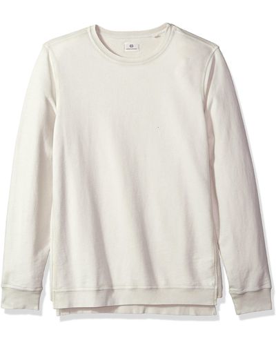 AG Jeans Max Long Sleeve Crew Sweatshirt - White