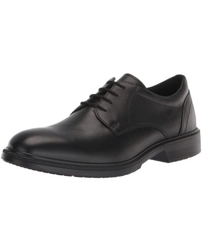 Ecco Maitland Hydromax Water Resistant Plain Toe Oxford - Black