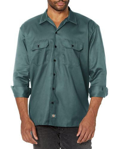 Dickies Long Sleeve Work Shirt - Gray