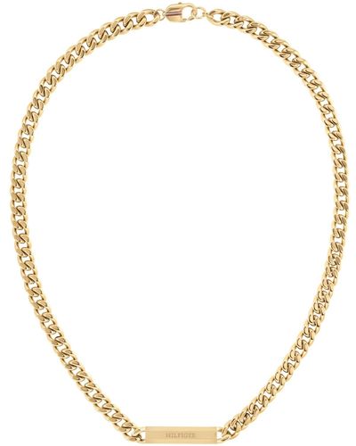 Tommy Hilfiger Stainless Steel Chain Necklace - 24 Inches - Perfect For Casual Or Dressy Occasions - Gifts For - Metallic
