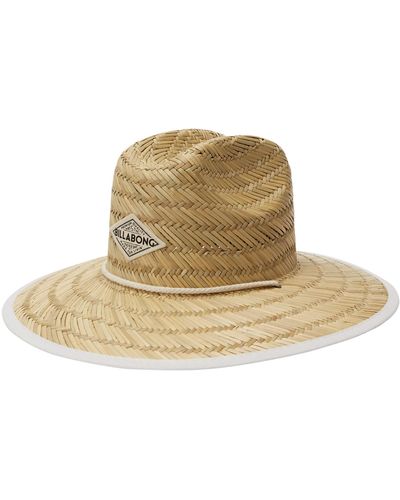 Billabong Womens Classic Straw Tipton Sun Hat - Natural