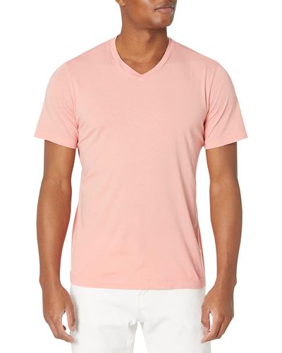 Velvet By Graham & Spencer Samsen Short Sleeve Shirt - Pink