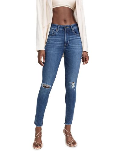 Levi's Premium 721 High Rise Skinny Jeans, - Blue