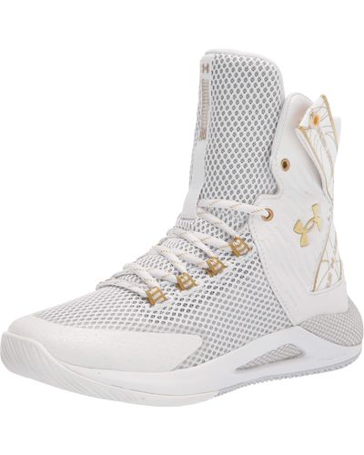 Under Armour Hovr Highlight Ace White/metallic Gold 7.5 B