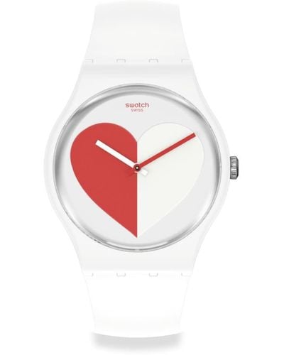 Swatch Half <3 Red Watch