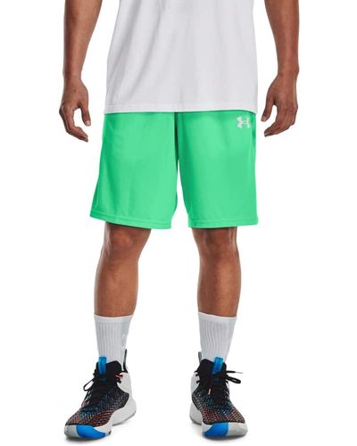 Under Armour Baseline Basketball 10-inch Shorts, - Green