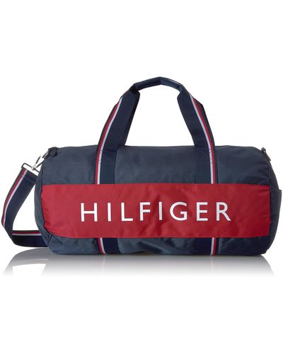 Tommy Hilfiger Duffle Patriot Colorblock Duffel Bag - Red