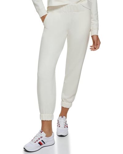Tommy Hilfiger Performance Sweatpants – Sweatpants For With Adjustable - White