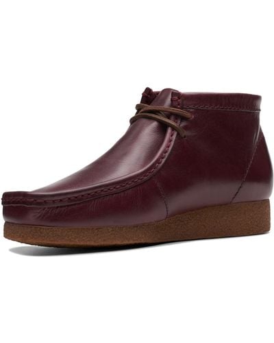 Clarks Shacre Boot Ankle - Red