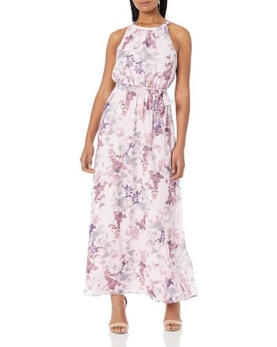 Nine West Pleated Bodice With Shirring @ Waist Max - Pink