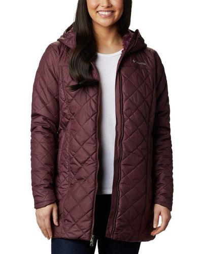 Columbia Copper Crest Long Jacket - Red