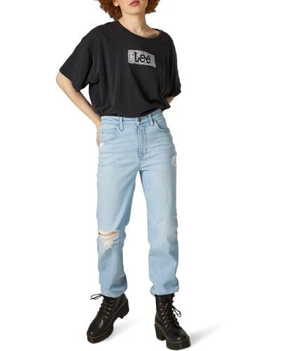 Lee Jeans Oversized Graphic T-shirt - Blue