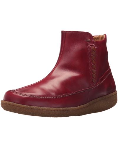 Mephisto Elsa Ankle Bootie - Red