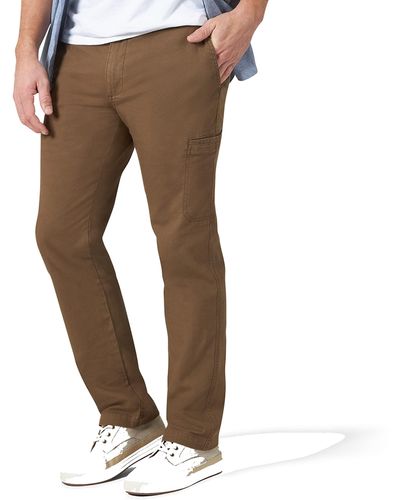 Lee Jeans Performance Series Extreme Comfort Canvas Relaxed Fit Cargo Pant - Brown