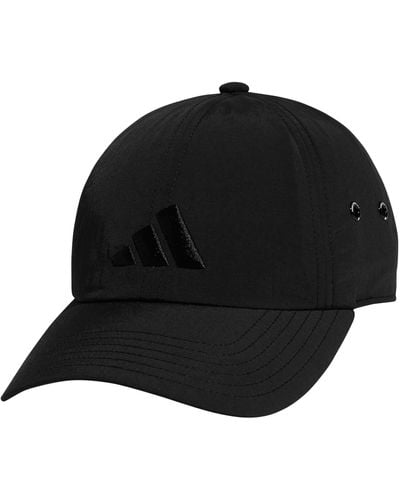adidas Influencer 3 Relaxed Strapback Adjustable Fit Hat - Black