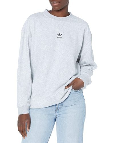 adidas Originals ,womens,sweatshirt,light Gray Heather,xx-small