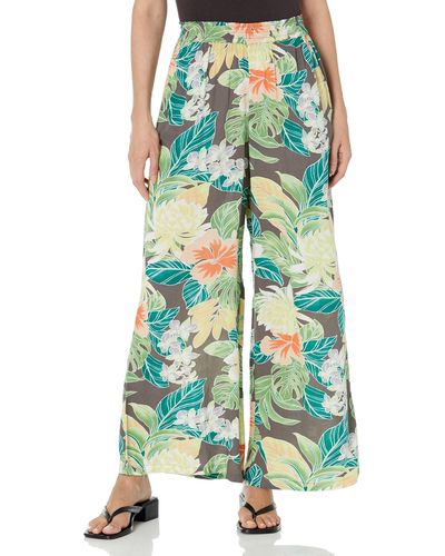 Volcom Excapism Wide Leg Beach Pant - Green