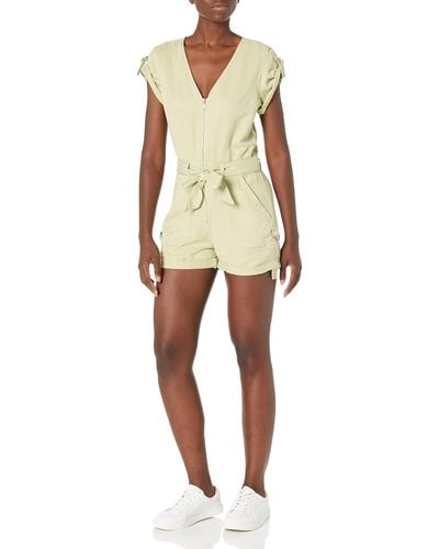 Guess Sleeveless Blaire Romper - Natural