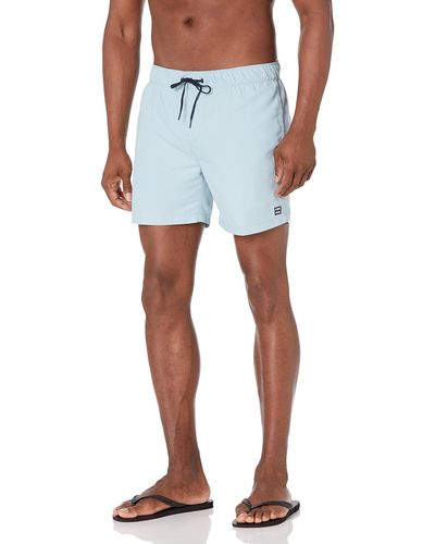 Billabong Mens Classic Elastic Waist Boardshort Swim Trunk - Blue