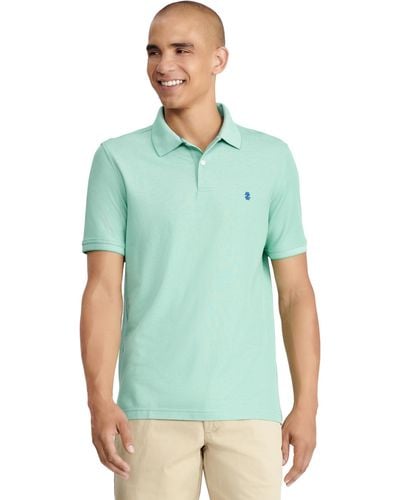Izod Advantage Performance Short Sleeve Polo Shirt - Green