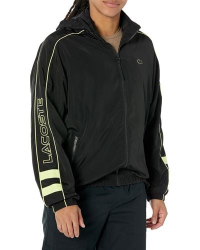 Lacoste Colorblocked Full Zip Jacket - Black