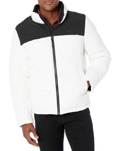 Levi's Arctic Cloth Retro Bubble Puffer Jacket - White