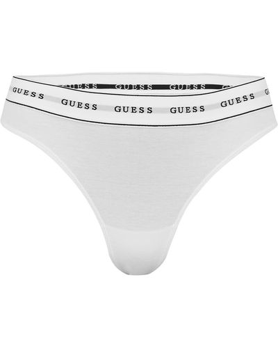 Guess Carrie Perizoma Panty Donna - Bianco