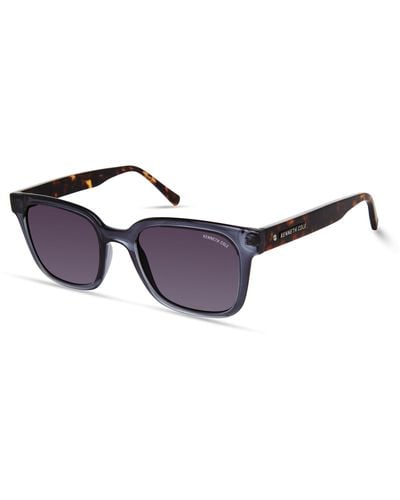 Kenneth Cole Kc5190b Square Sunglasses - Black