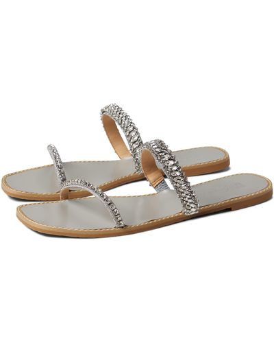 Badgley Mischka Thina Slide Sandal - White