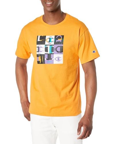 Champion Mens Classic T-shirt - Orange