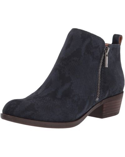 Lucky Brand Basel Bootie Ankle Boot - Blue