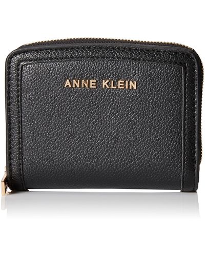 Anne Klein Ak Small Curved Wallet - Black